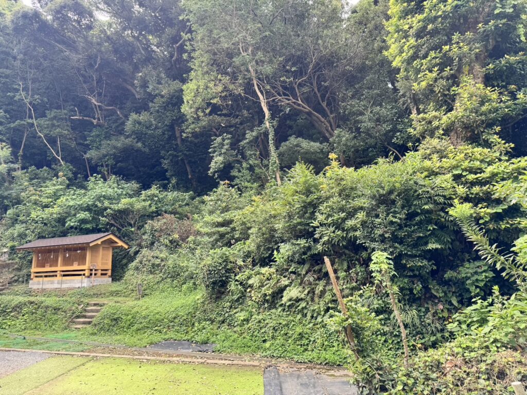 洲崎神社の御本殿の周囲