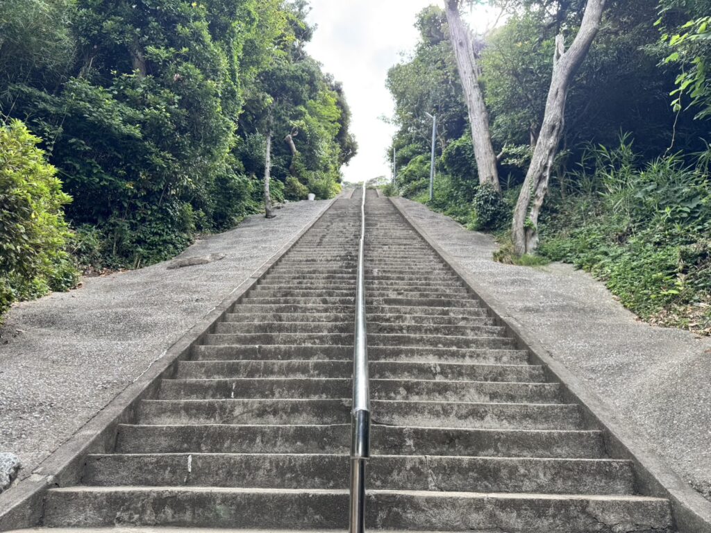洲崎神社の石段