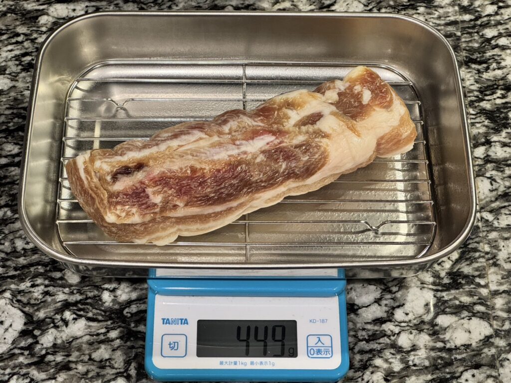 完成、重量449g(82.2%)