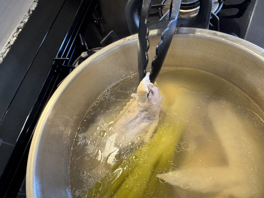 加圧後の圧力鍋の様子