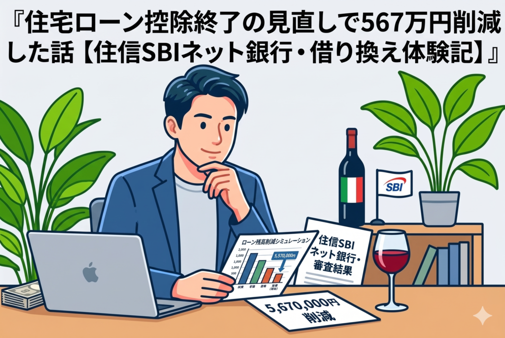 住宅ローン借換の体験記