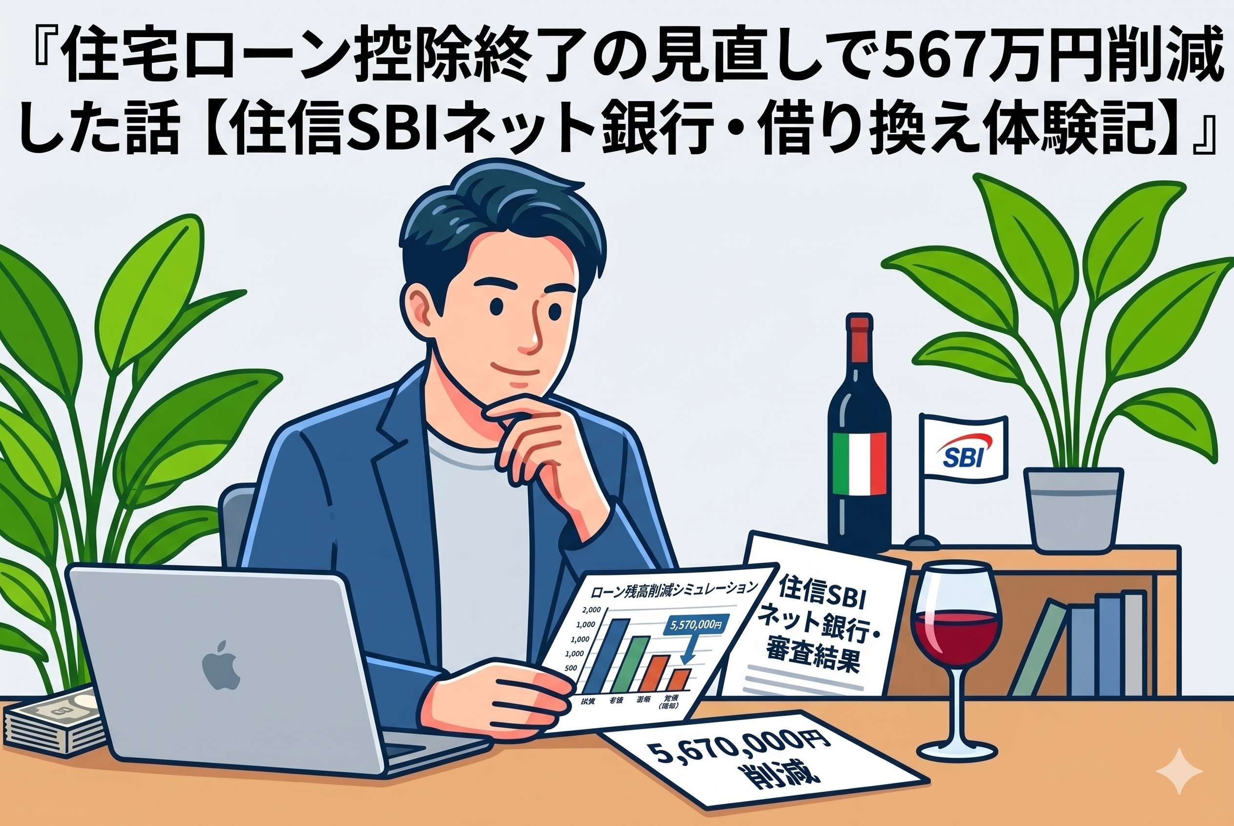 住宅ローン借換の体験記